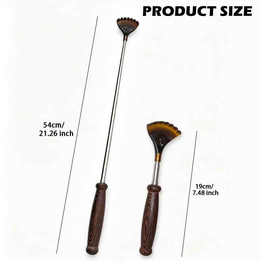iunxkmi Back Scratcher Extendable for Men Women with Wide Scratching Head
