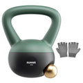 RUNWE Soft Kettlebell 5lb 10lb 15lb 20lb 25lb, Sand Filled Quiet FloorFriendl...
